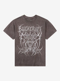 BlackCraft Goat Skull Mineral Wash T-Shirt | Trending Graphic Tee For Fans