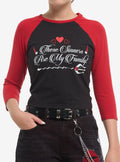 Hazbin Hotel Family Sinners Girls Raglan T-Shirt | Trending Graphic Tee For Fans
