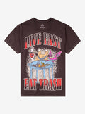 Aaahh!!! Real Monsters Live Fast Eat Trash T-Shirt | Trending Graphic Tee For Fans