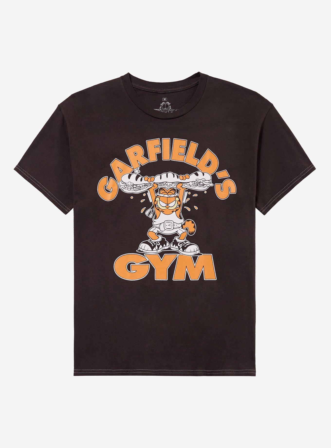 Garfield Gym Sandwich Lift T-Shirt | Trending Graphic Tee For Fans