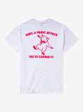 Panic Attack Raccoon By Got Funny? T-Shirt | Trending Graphic Tee For Fans