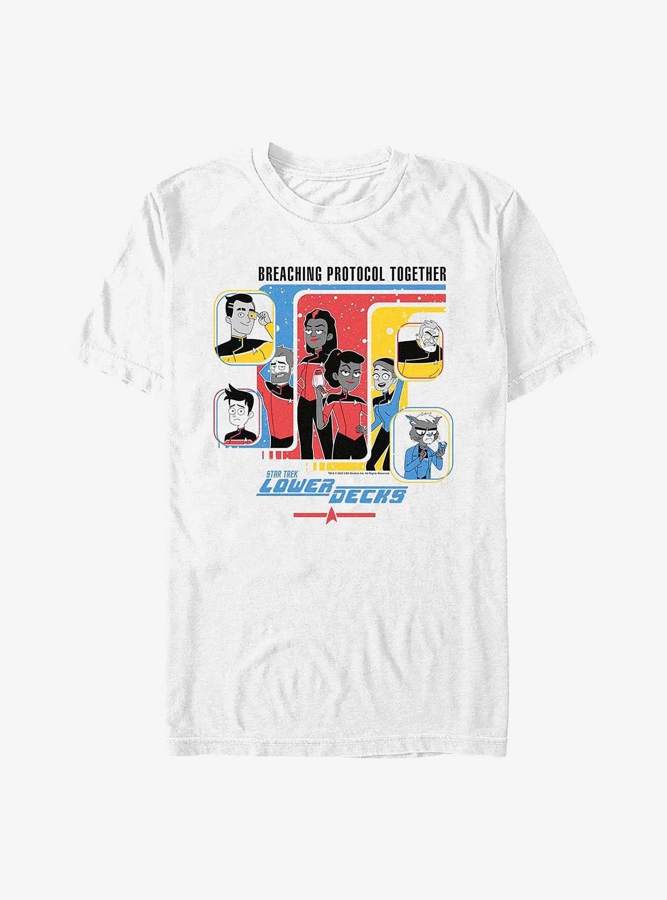 Star Trek Lower Decks The Crew T-Shirt | Trending Graphic Tee For Fans