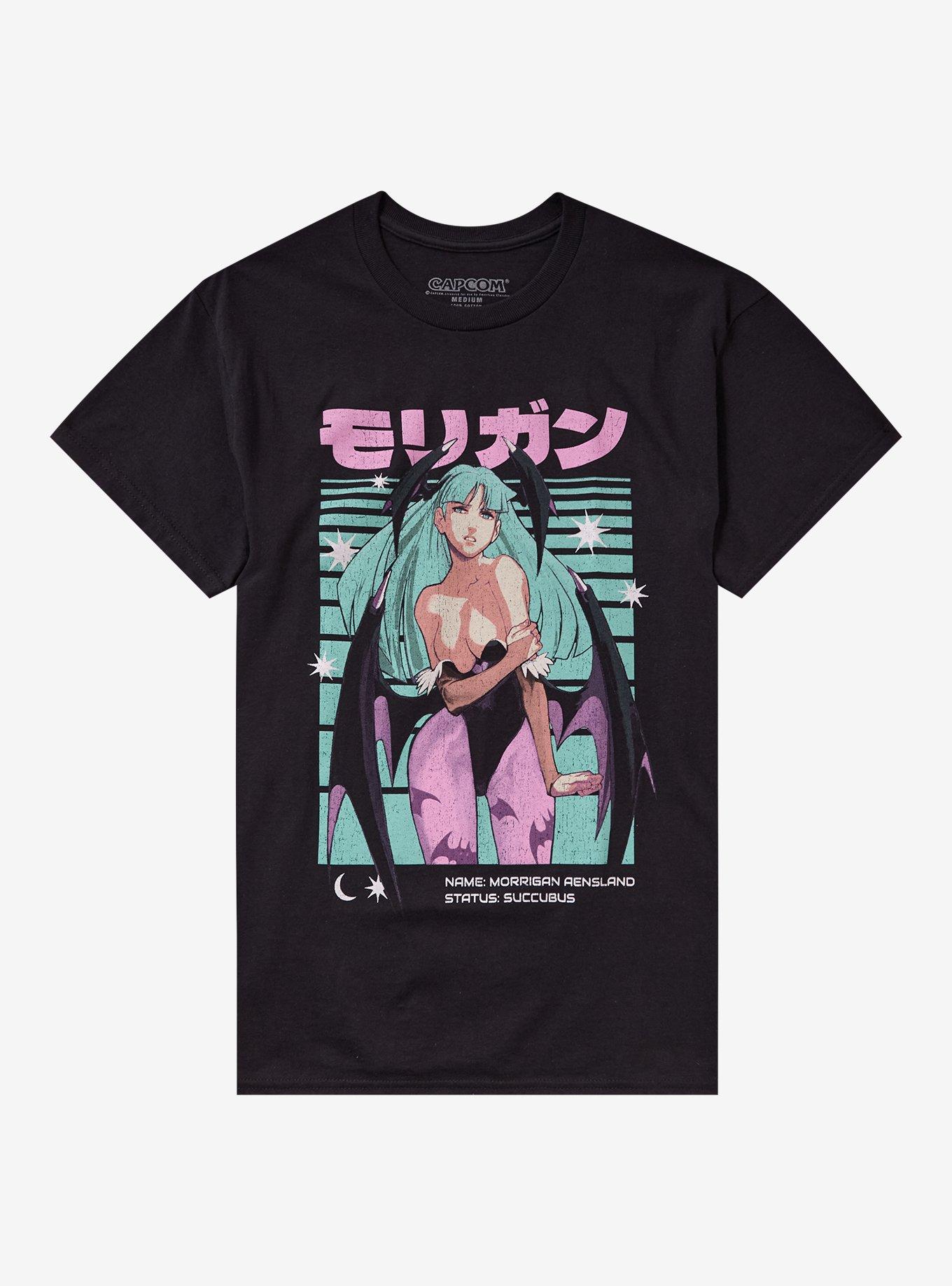 Darkstalkers Morrigan Aensland T-Shirt | Trending Graphic Tee For Fans