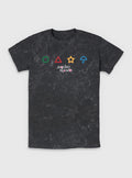 Squid Game Shapes Mineral Wash T-Shirt | Trending Graphic Tee For Fans