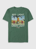 Squid Game Red Light Green Light Garment Dye T-Shirt | Trending Graphic Tee For Fans