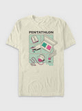Squid Game Pentathalon Garment Dye T-Shirt | Trending Graphic Tee For Fans
