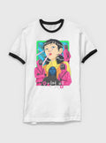 Squid Game Baddies Graphic Ringer T-Shirt | Trending Graphic Tee For Fans