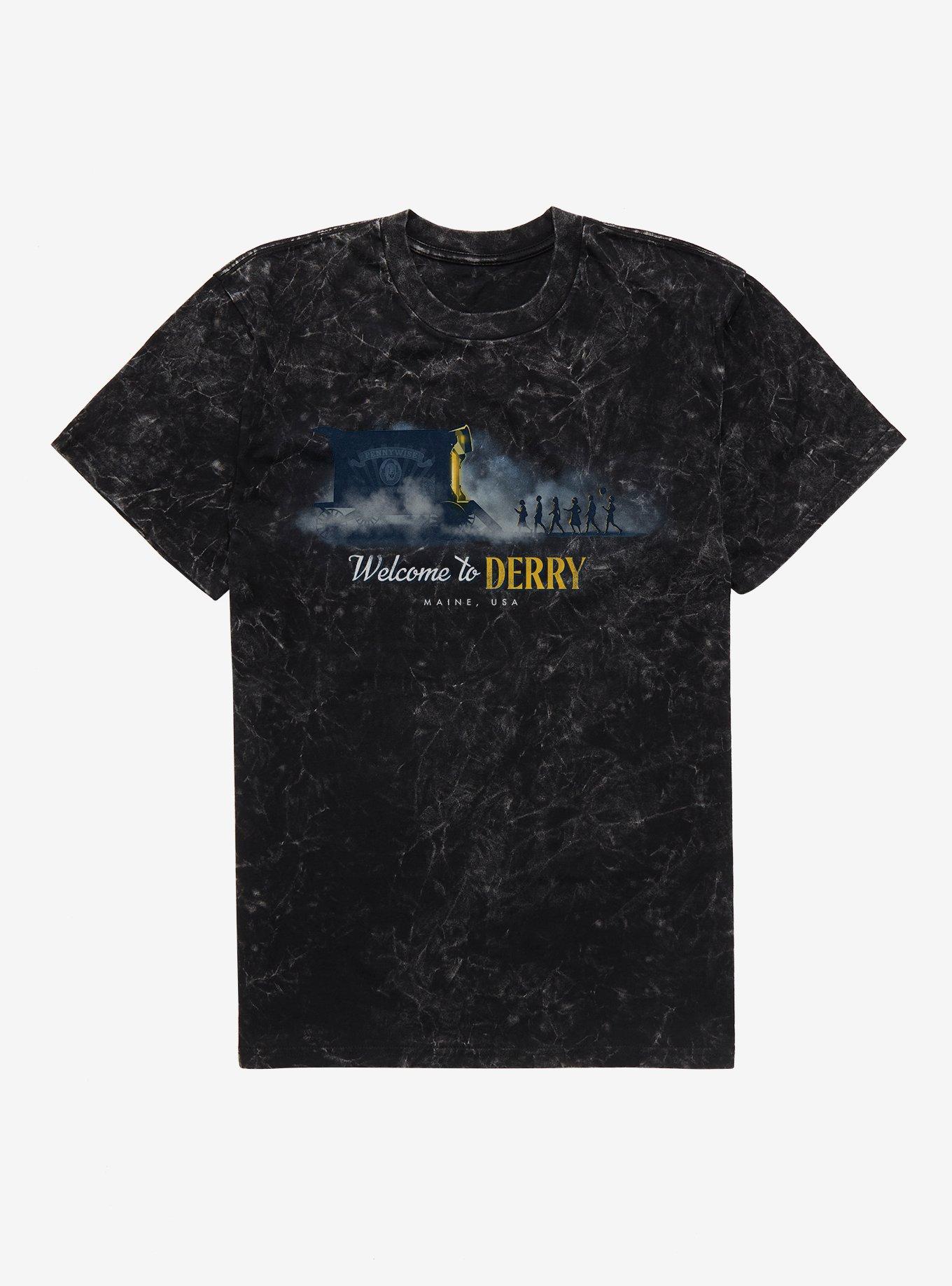 IT Welcome To Derry Welcome To Derry Mineral Wash T-Shirt | Trending Graphic Tee For Fans