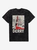 IT Welcome To Derry Capitol Theatre Derry Mineral Wash T-Shirt | Trending Graphic Tee For Fans