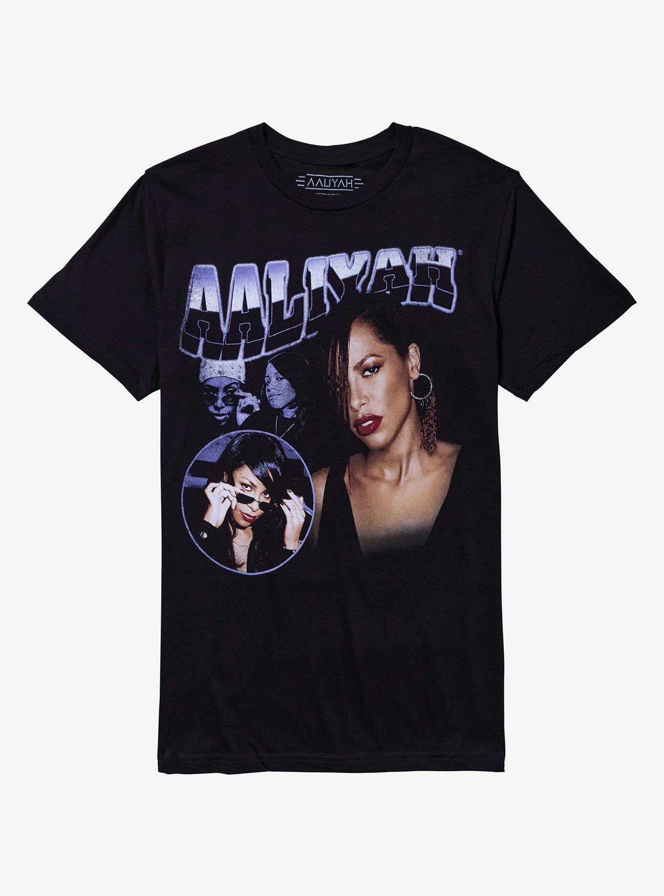 Aaliyah Photo Collage T-Shirt | Trending Graphic Tee For Fans