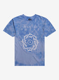 Bad Omens Circle Of Thorns Blue Cloud Wash T-Shirt | Trending Graphic Tee For Fans