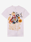 The Nightmare Before Christmas Skulls & Stitches T-Shirt | Trending Graphic Tee For Fans