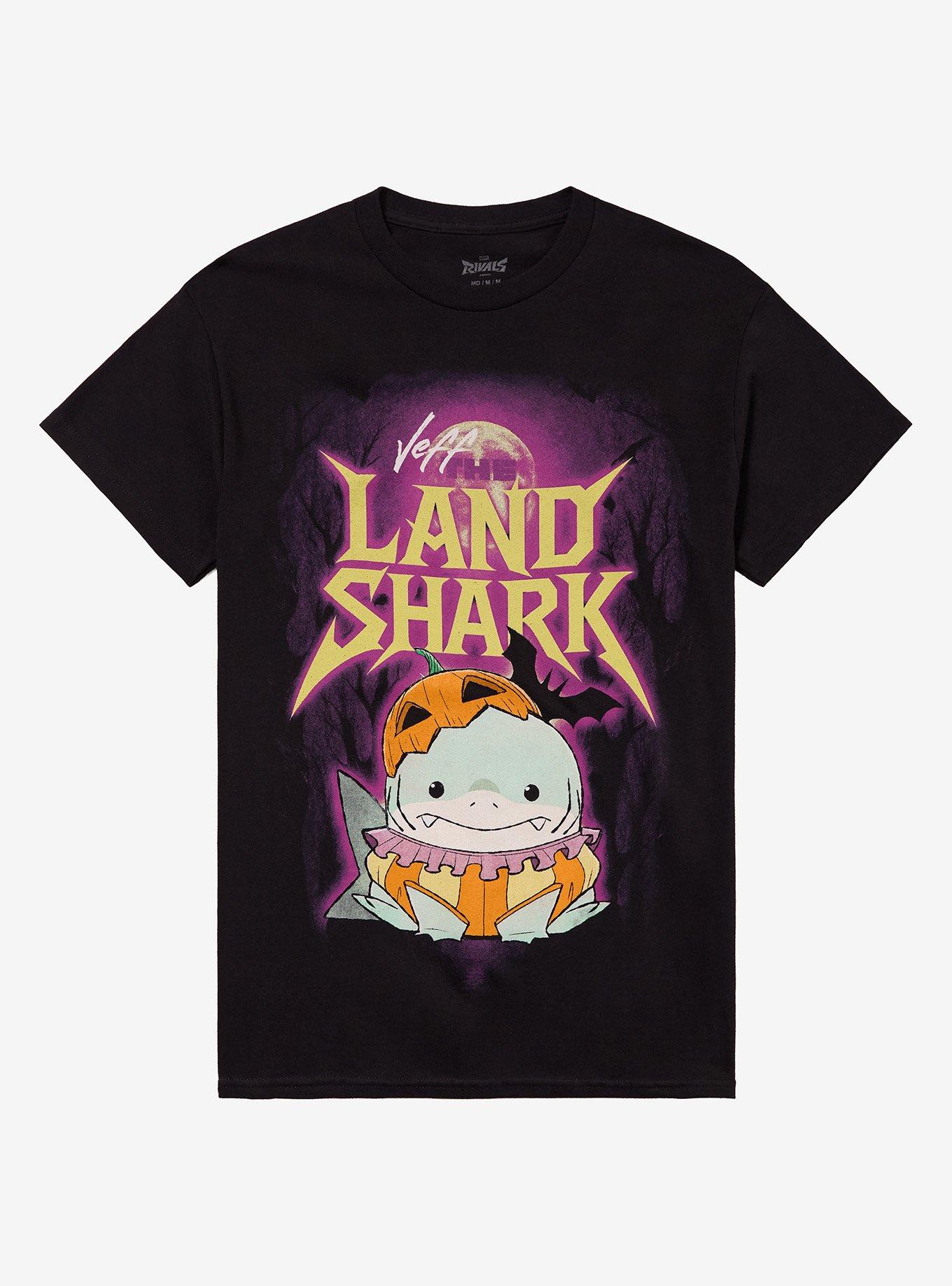 Marvel Rivals Jeff The Land Shark Pumpkin T-Shirt | Trending Graphic Tee For Fans