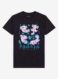 Axolotl Friends Chibi By Friday Jr. T-Shirt | Trending Graphic Tee For Fans