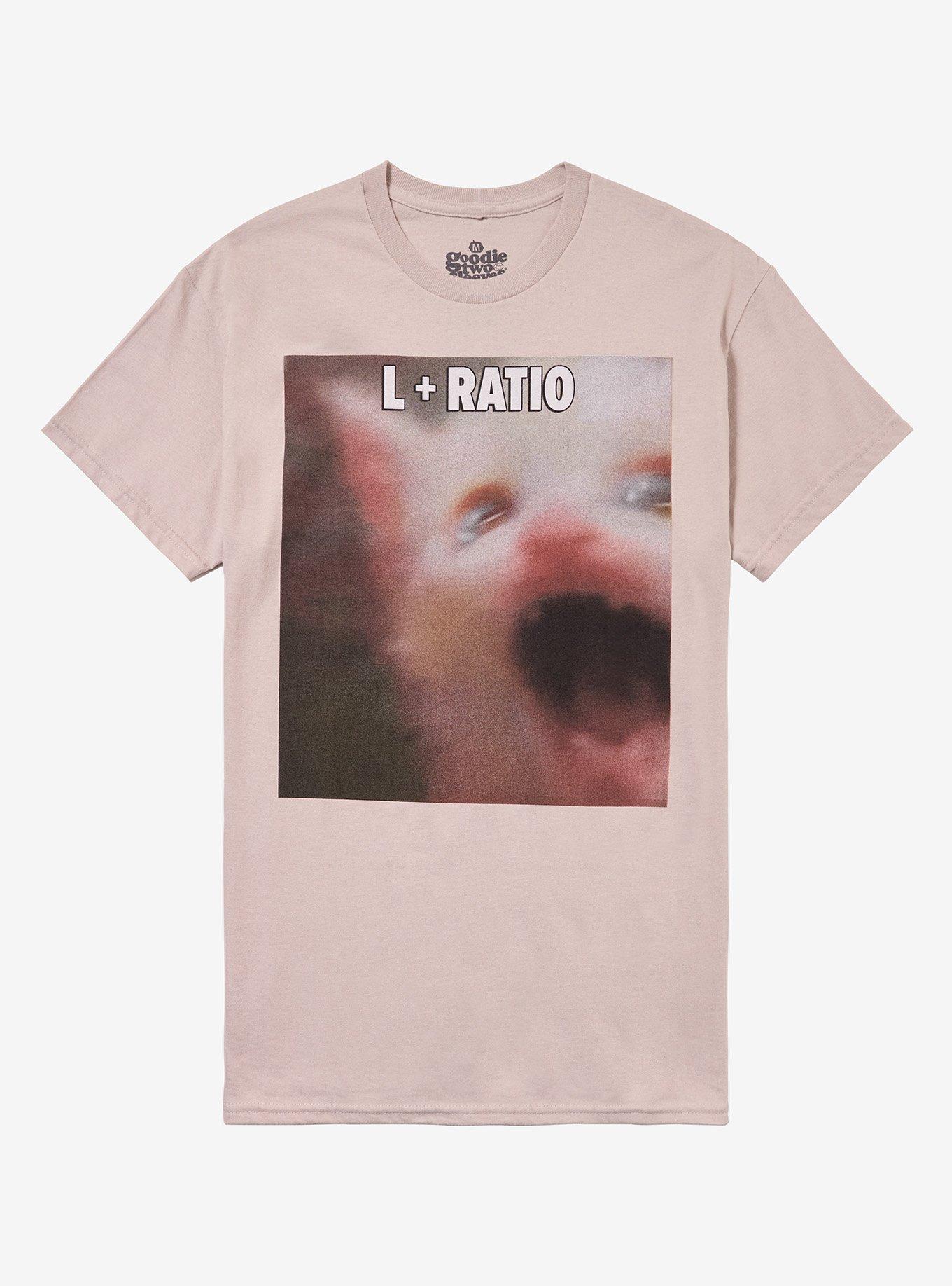 Cat L Ratio By Goodie Two Sleeves T-Shirt | Trending Graphic Tee For Fans
