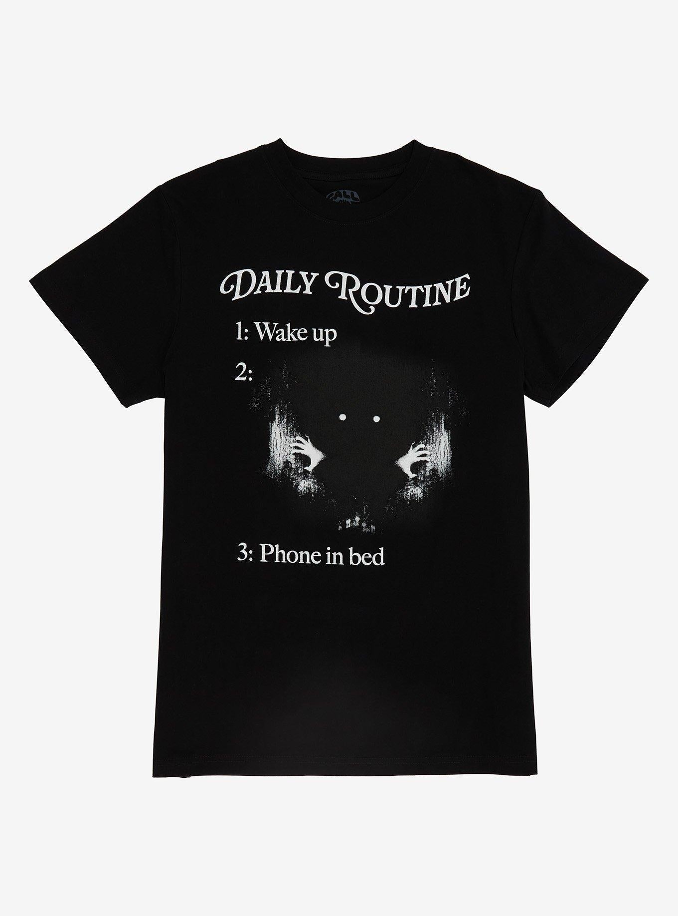 Scary Daily Routine By Call Your Mother T-Shirt | Trending Graphic Tee For Fans