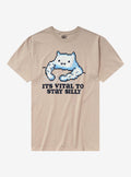 Cat Stay Silly Vital By Call Your Mother T-Shirt | Trending Graphic Tee For Fans
