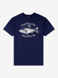 Fish Want Me Men Fear Me By Call Your Mother T-Shirt | Trending Graphic Tee For Fans