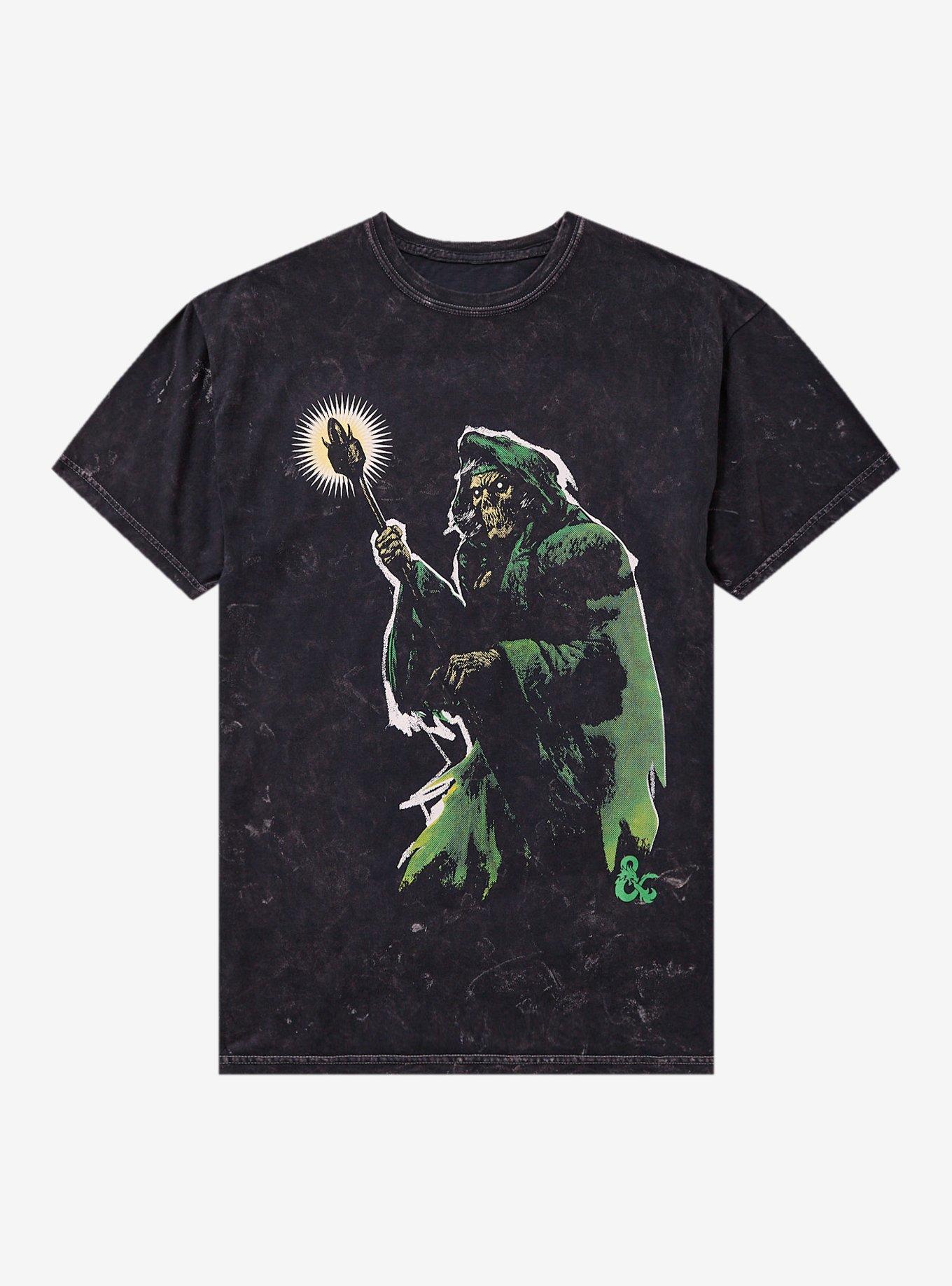 Dungeons & Dragons Grim Reaper Mineral Wash T-Shirt | Trending Graphic Tee For Fans