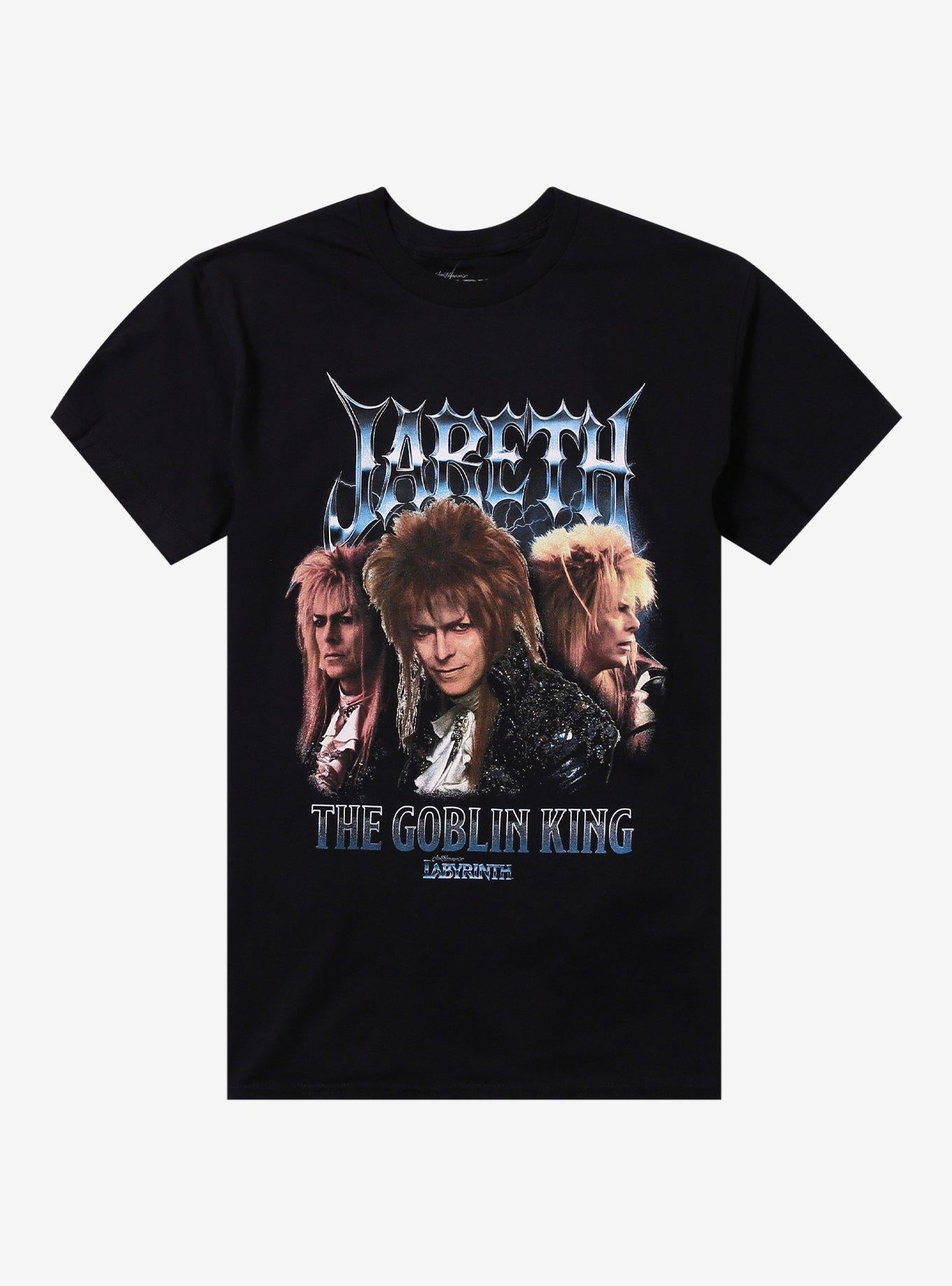 Labyrinth The Goblin King Collage T-Shirt | Trending Graphic Tee For Fans