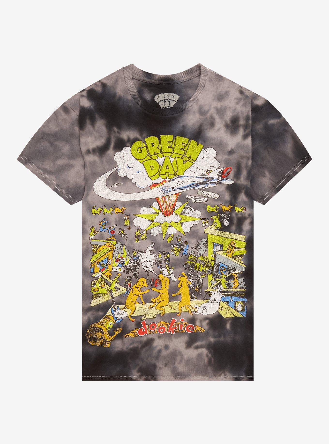 Green Day Dookie Dogs Tie-Dye T-Shirt | Trending Graphic Tee For Fans