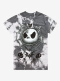 The Nightmare Before Christmas Jack Spiderweb Tie-Dye T-Shirt | Trending Graphic Tee For Fans