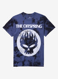 The Offspring Flaming Skull Tie-Dye T-Shirt | Trending Graphic Tee For Fans
