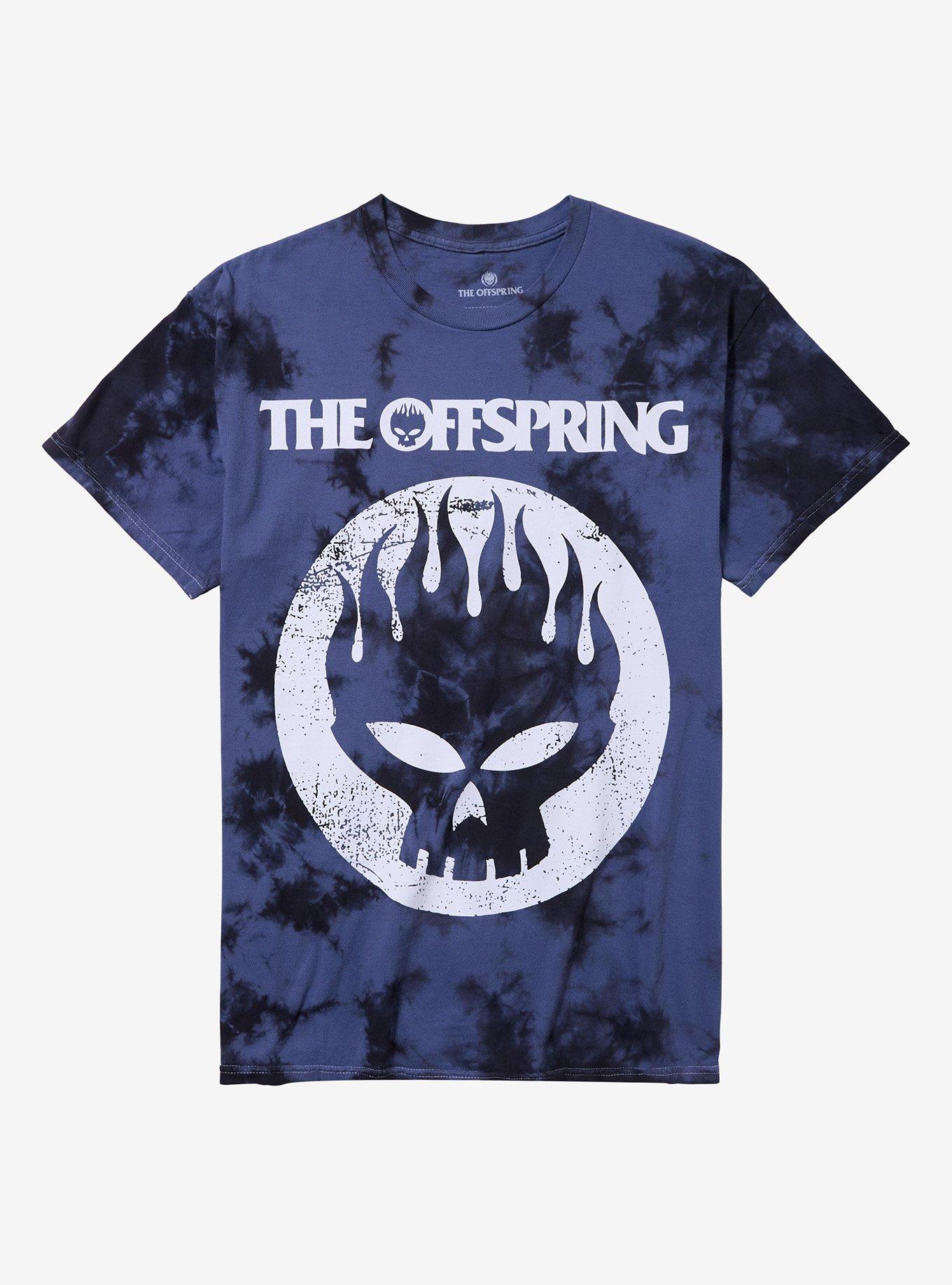 The Offspring Flaming Skull Tie-Dye T-Shirt | Trending Graphic Tee For Fans