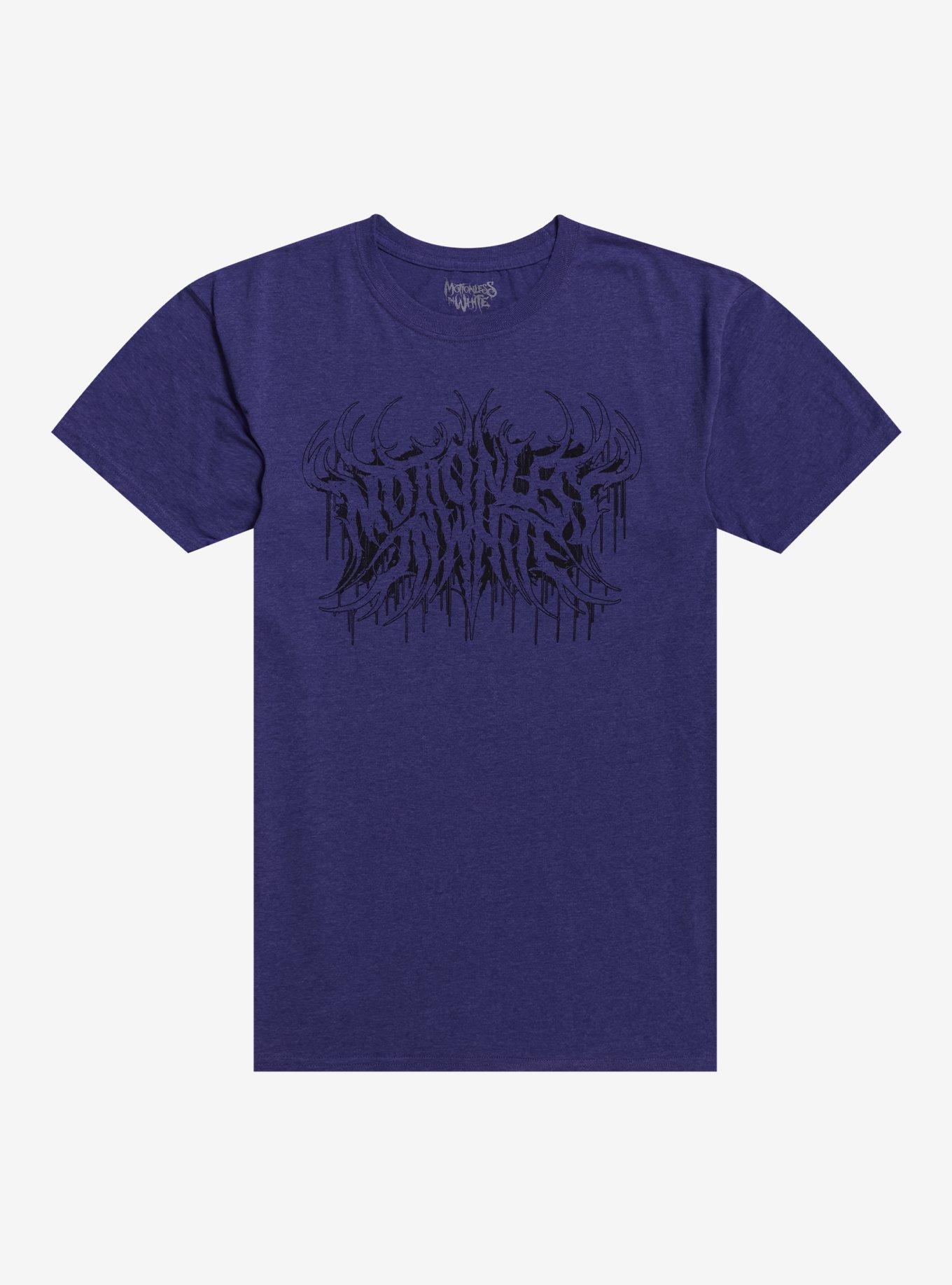 Motionless In White Purple Two-Sided T-Shirt | Trending Graphic Tee For Fans