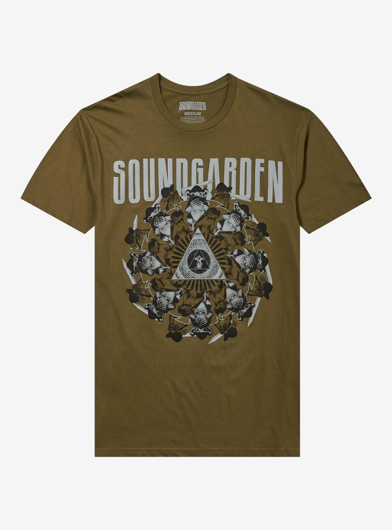 Soundgarden 2017 Tour Green T-Shirt | Trending Graphic Tee For Fans