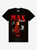 Stranger Things Max Mayfield Collage T-Shirt | Trending Graphic Tee For Fans