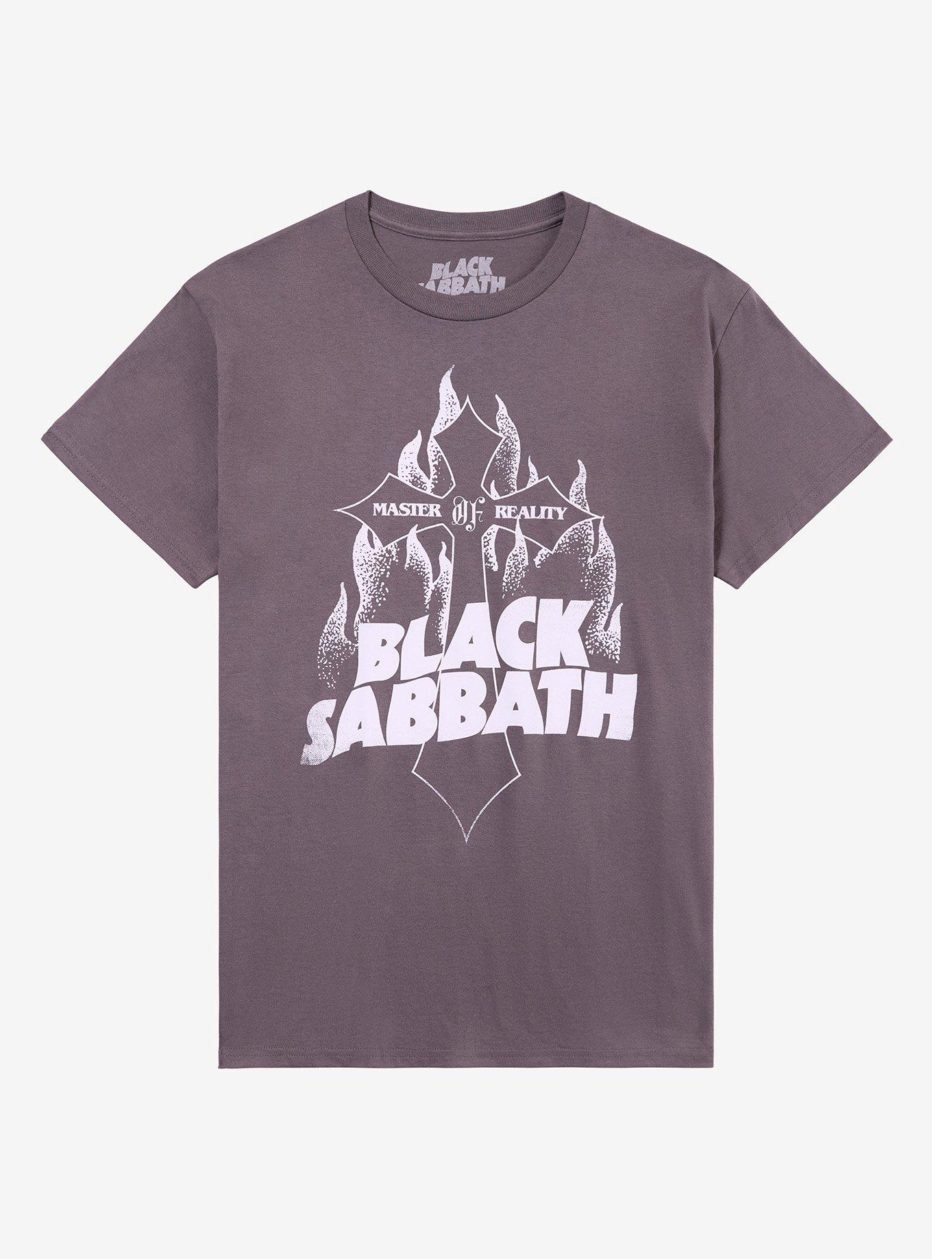 Black Sabbath Master Of Reality Flaming Cross T-Shirt | Trending Graphic Tee For Fans