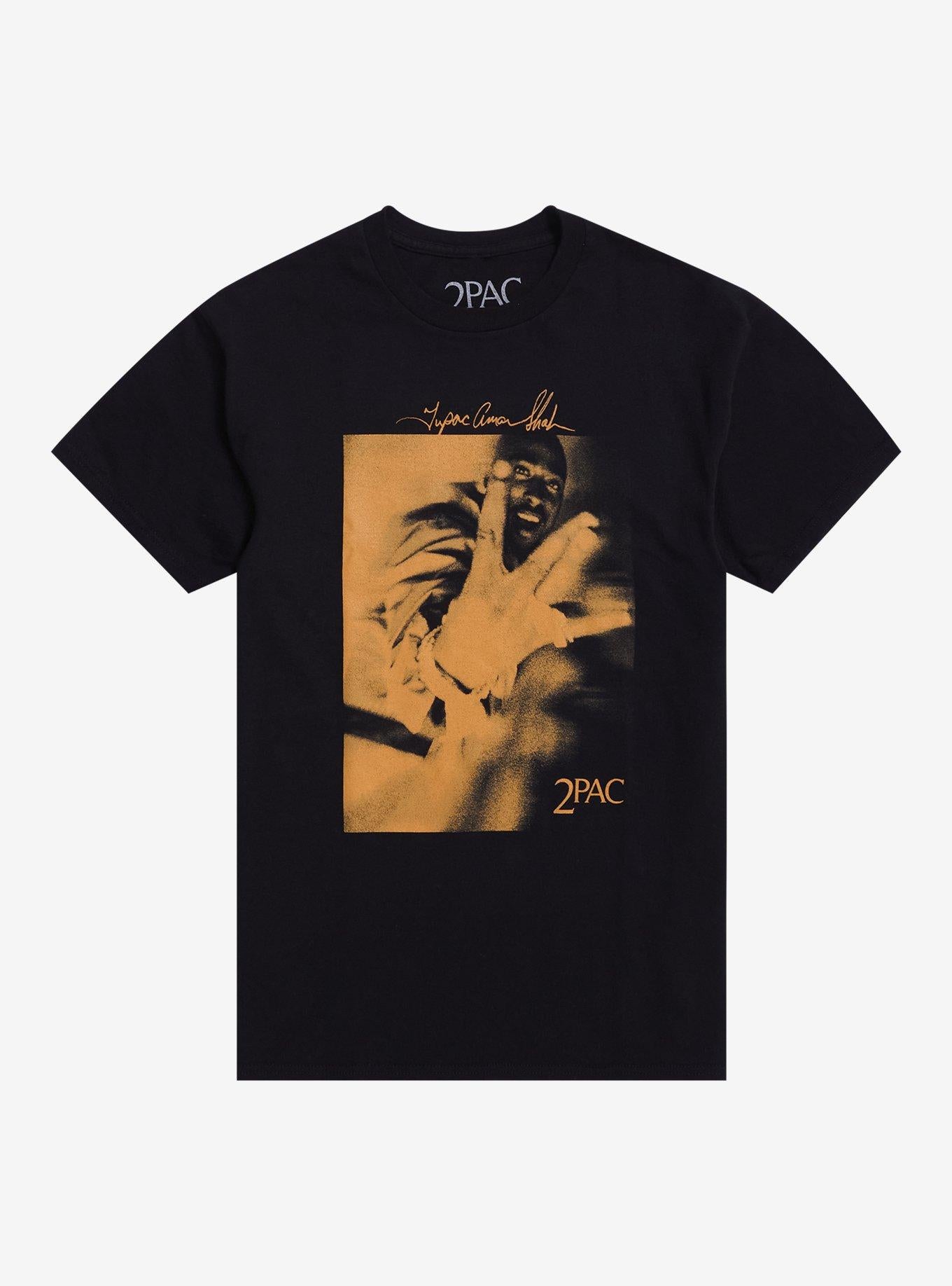 Tupac Orange Portrait T-Shirt | Trending Graphic Tee For Fans