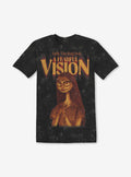 The Nightmare Before Christmas Sally Fearful Vision Dark Wash T-Shirt | Trending Graphic Tee For Fans