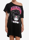 Kuromi Off-The-Shoulder Dress T-Shirt | Trending Graphic Tee For Fans