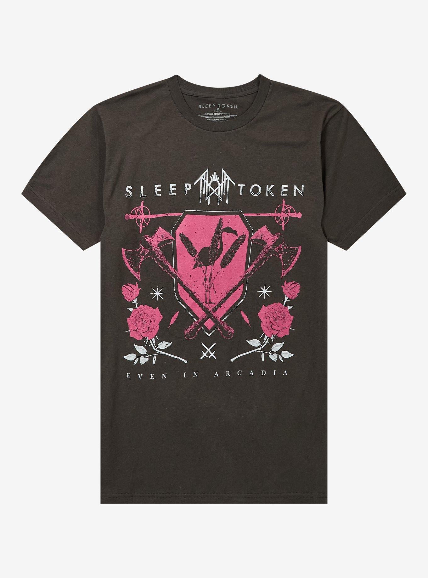 Sleep Token Even In Arcadia Shield & Axes T-Shirt | Trending Graphic Tee For Fans