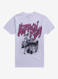 Regular Show Mordecai and Rigby Flame Font T-Shirt | Trending Graphic Tee For Fans