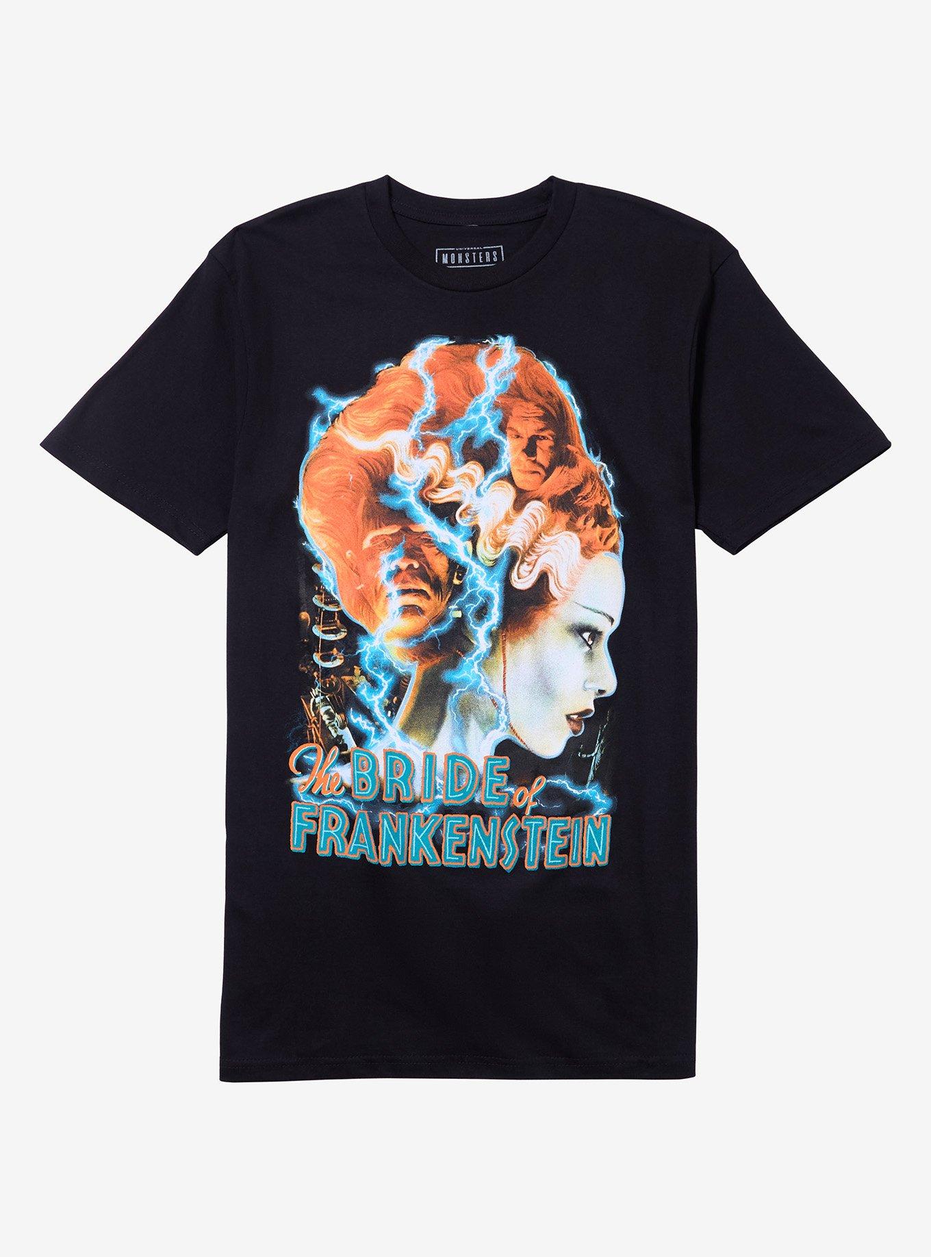 Rock Rebel Universal Monsters The Bride Of Frankenstein T-Shirt | Trending Graphic Tee For Fans