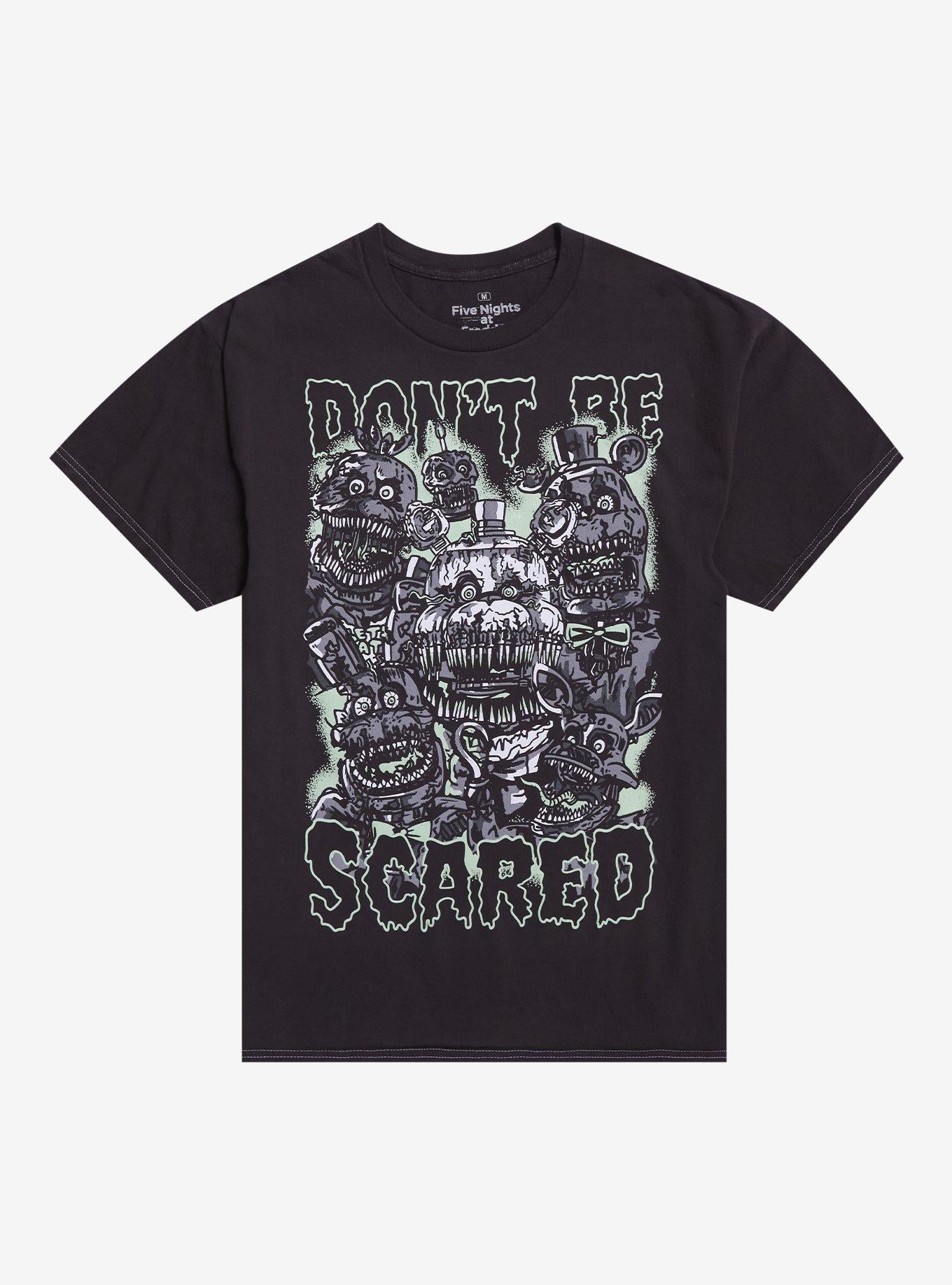 Five Nights At Freddy's Don't Be Scared T-Shirt | Trending Graphic Tee For Fans