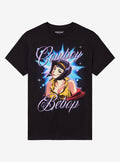 Cowboy Bebop Faye Airbrush Portrait T-Shirt | Trending Graphic Tee For Fans