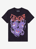 Pokemon Gengar Collage T-Shirt | Trending Graphic Tee For Fans