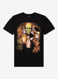 Universal Monsters Character Collage T-Shirt | Trending Graphic Tee For Fans