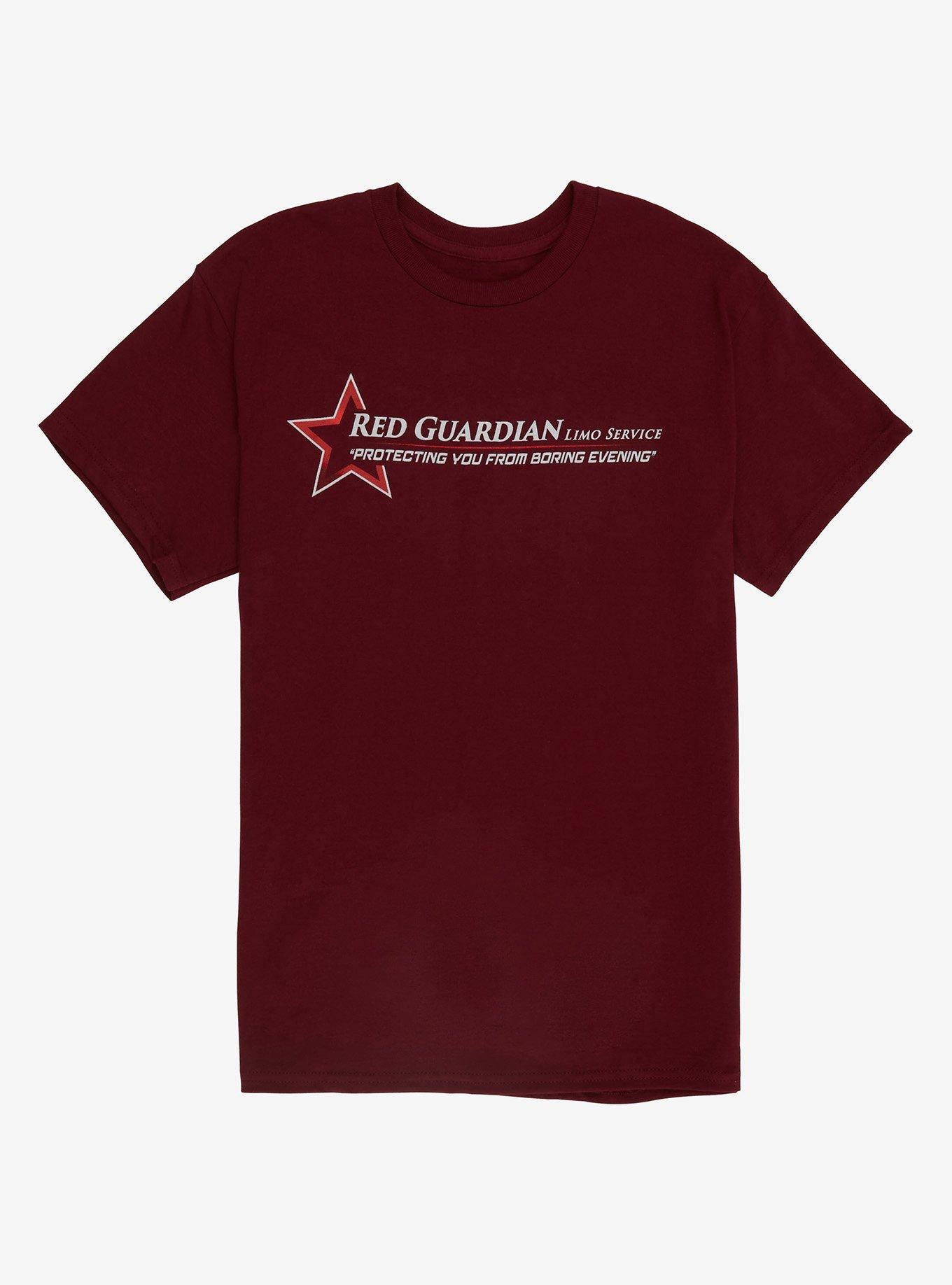 Marvel Thunderbolts Red Guardian Limo Service T-Shirt | Trending Graphic Tee For Fans