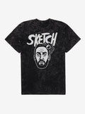 Sketch Tony Mineral Wash T-Shirt | Trending Graphic Tee For Fans