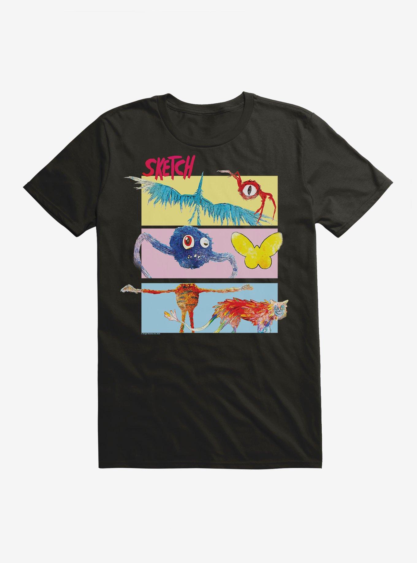 Sketch Monsters T-Shirt | Trending Graphic Tee For Fans
