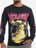 Marvel Hellverine Flames Long-Sleeve T-Shirt | Trending Graphic Tee For Fans