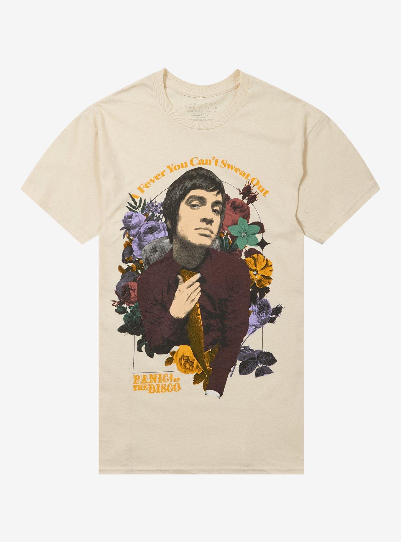 Panic! At The Disco A Fever You Can't Sweat Out Brendon Urie Portrait T-Shirt | Trending Graphic Tee For Fans