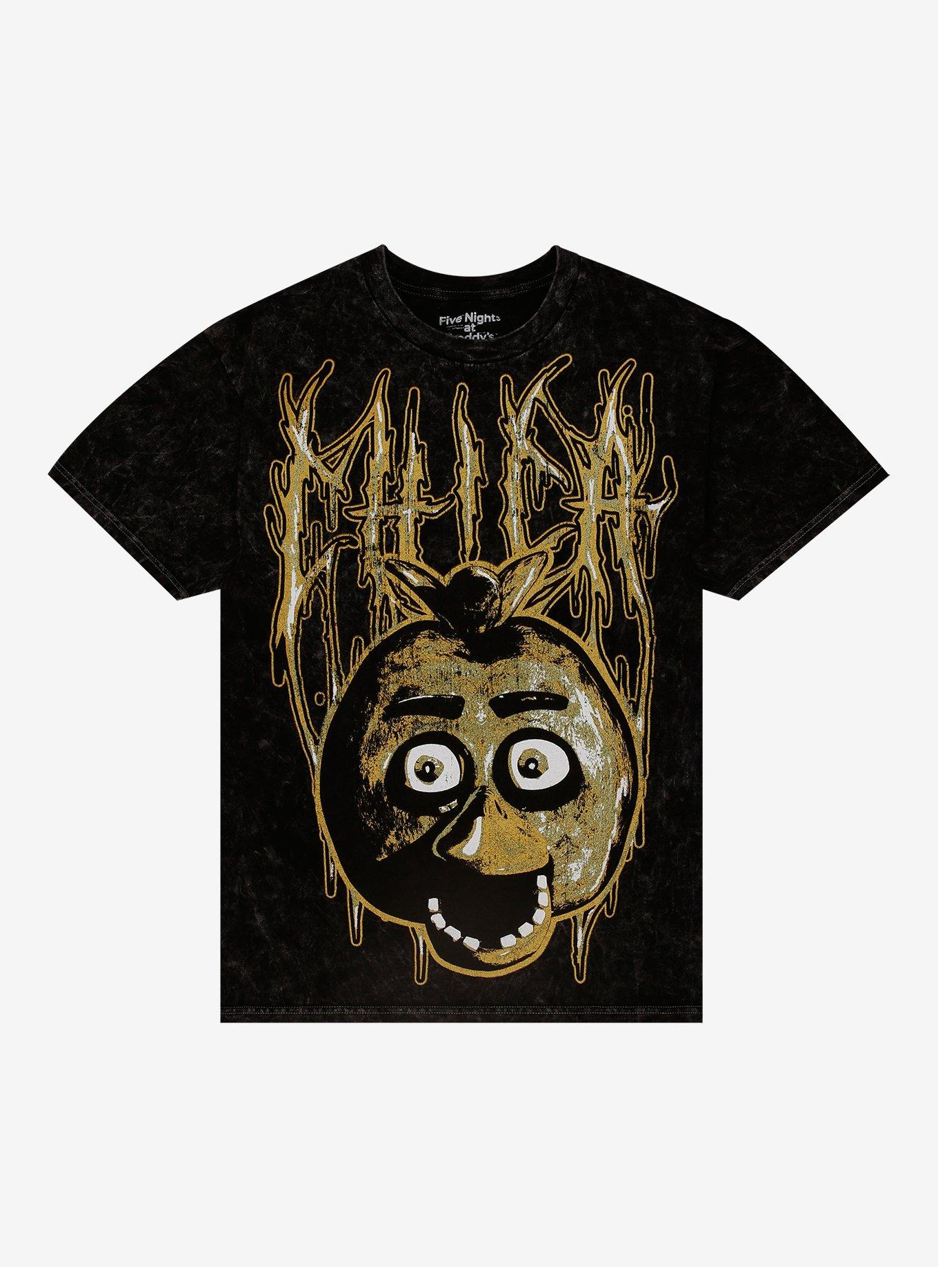 Five Nights At Freddy's Chica Metal T-Shirt | Trending Graphic Tee For Fans