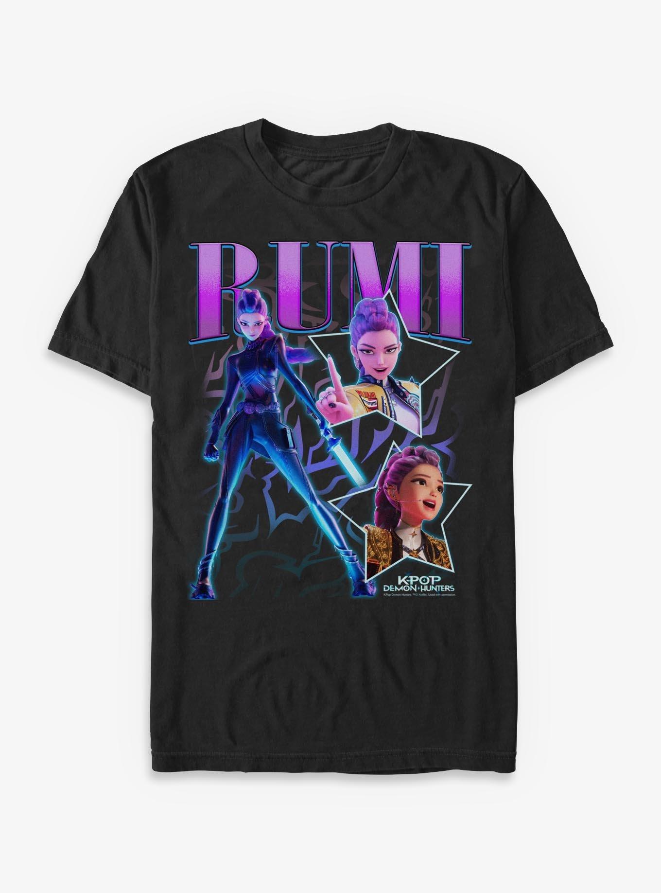KPop Demon Hunters Rumi Collage T-Shirt | Trending Graphic Tee For Fans
