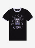 Kuromi's Mischief Mansion Ringer T-Shirt | Trending Graphic Tee For Fans